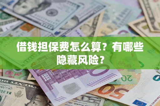 北京借钱担保费怎么算？有哪些隐藏风险？