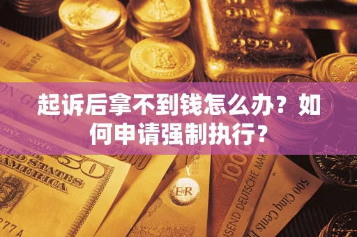 北京起诉后拿不到钱怎么办？如何申请强制执行？
