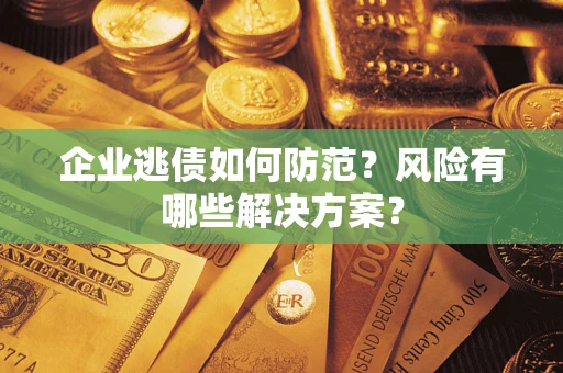 北京企业逃债如何防范？风险有哪些解决方案？