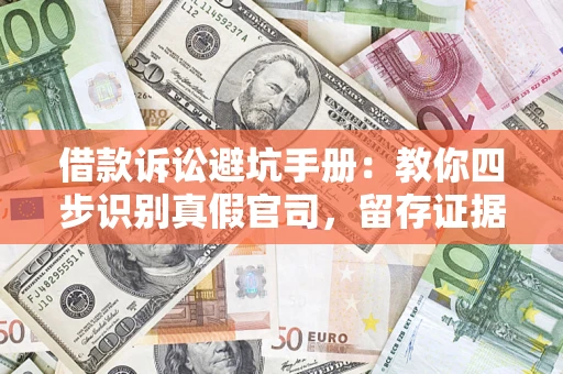 北京借款诉讼避坑手册：教你四步识别真假官司，留存证据不踩雷