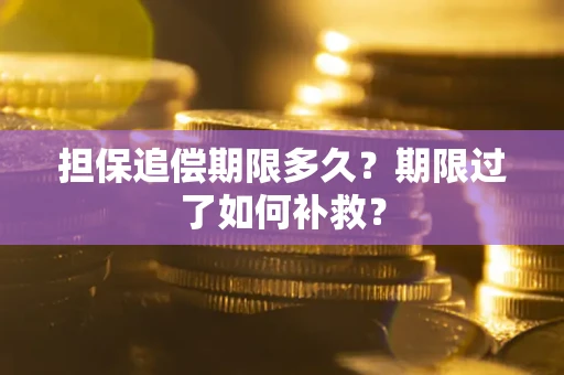 北京担保追偿期限多久？期限过了如何补救？