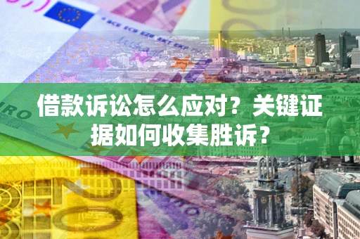 北京借款诉讼怎么应对？关键证据如何收集胜诉？